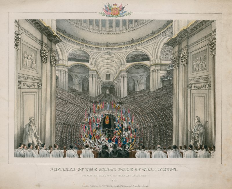 Funeral of the Great Duke of Wellington by English School