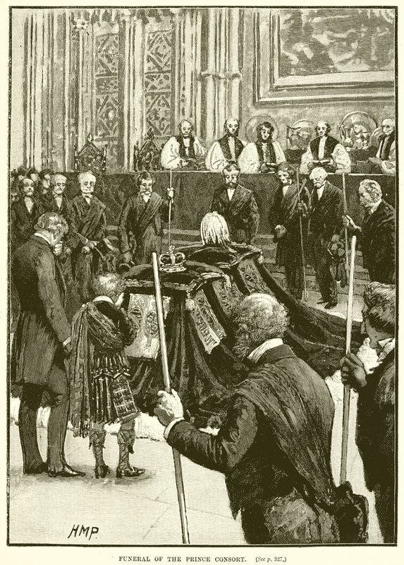 Funeral of the Prince Consort by English School