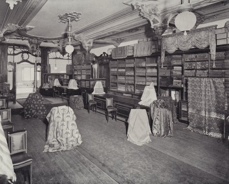 Furnishing Drapery Department, Harrods by English School