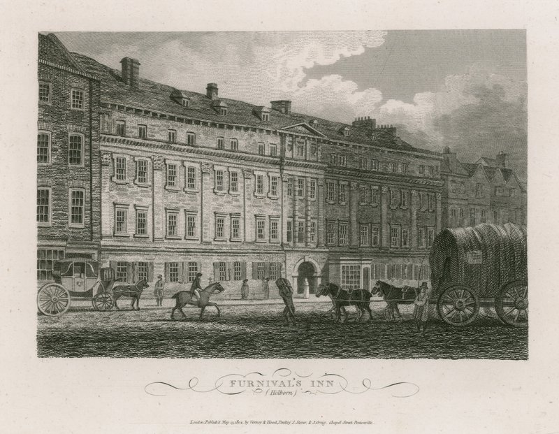 Furnivals Inn, Holborn, London by English School