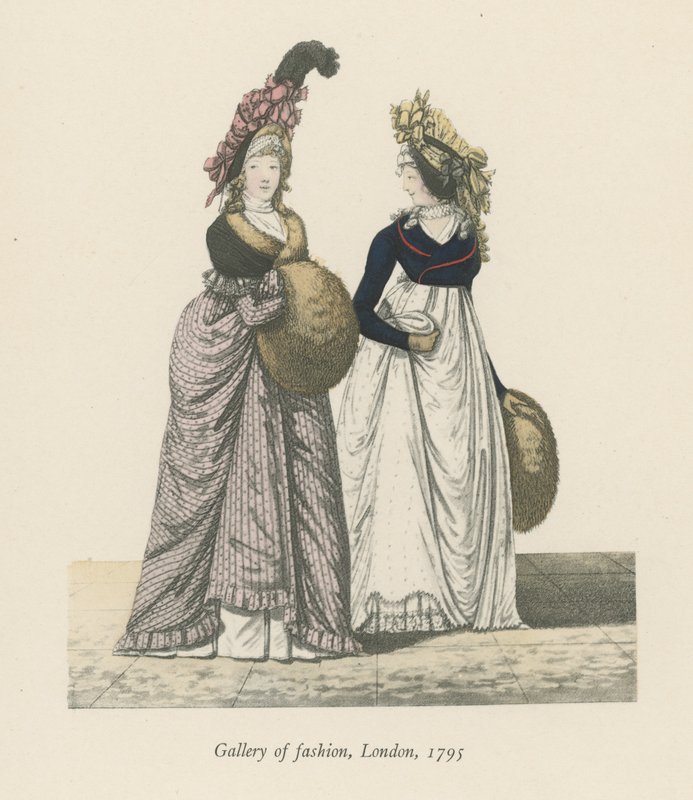 Gallery of Fashion, London, 1795 by English School