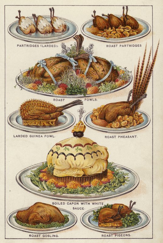 Game Dishes by English School