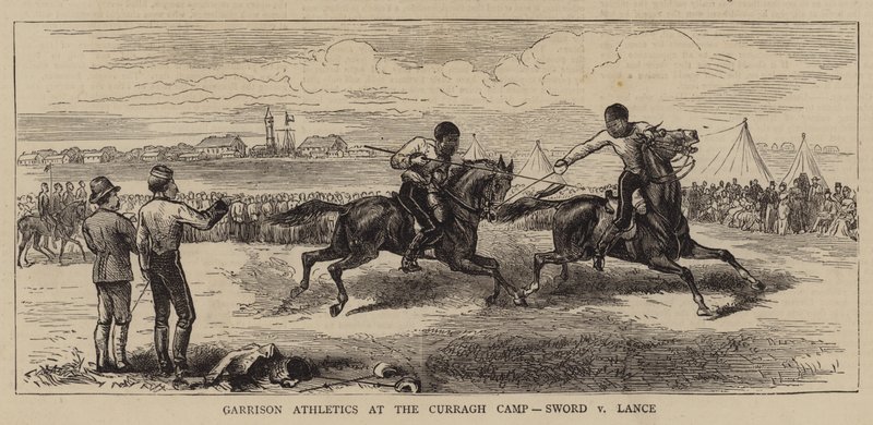 Garrison Athletics at the Curragh Camp, Sword v Lance by English School