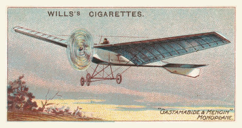 Gastamabide and Mengin Monoplane by English School