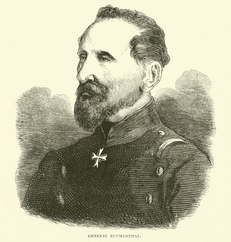 General Blumenthal, November 1870 by English School