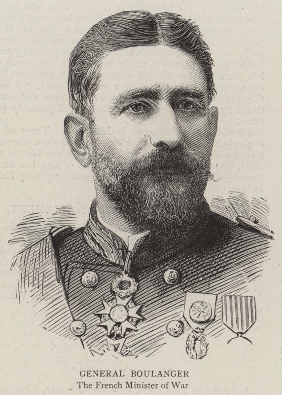 General Boulanger by English School