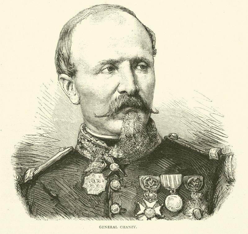 General Chanzy, November 1870 by English School