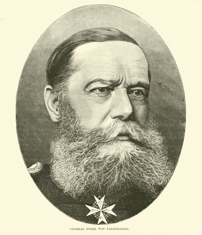 General Vogel Von Falkenstein, September 1870 by English School