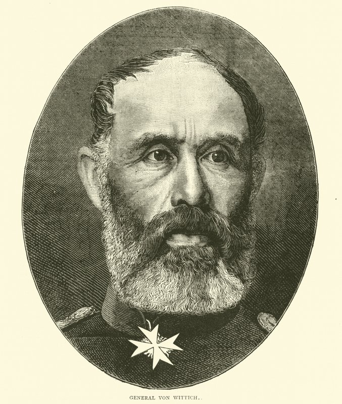 General Von Wittich, October 1870 by English School