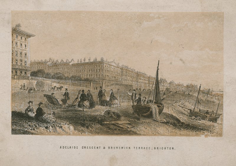 General View of Adelaide Crescent and Brunswick Terrace by English School
