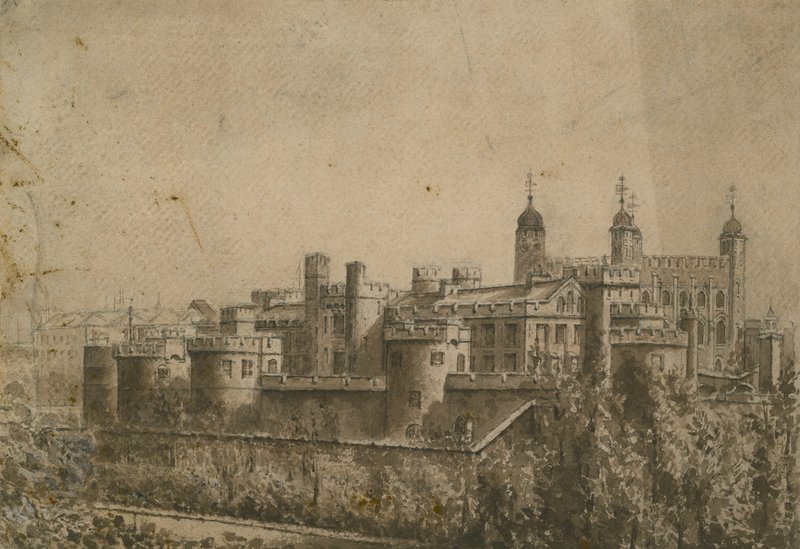 General View of The Tower of London by English School
