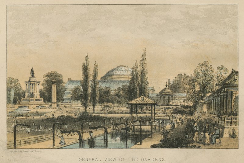General View of the Horticultural Gardens by English School