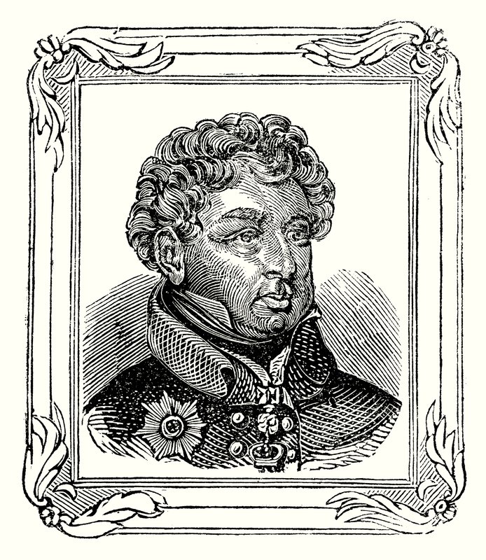 George Augustus Frederick IV, Son of George III was Born 12 August 1762; Proclaimed 31 January 1820; and Crowned 19 July 1821 by English School