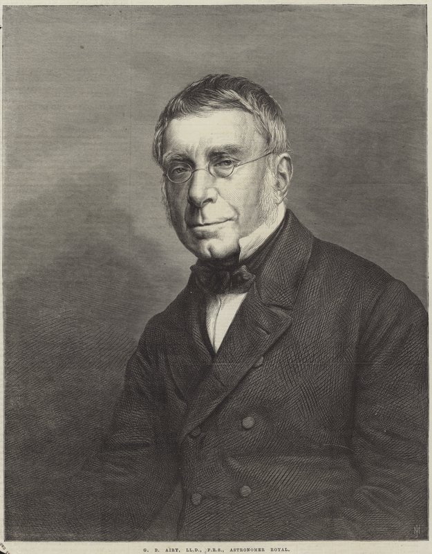 George Biddell Airy by English School