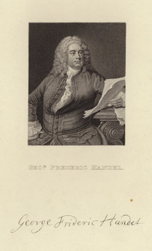 George Frederick Handel by English School