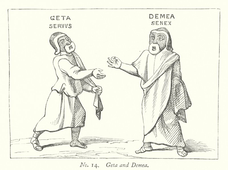Geta and Demea by English School