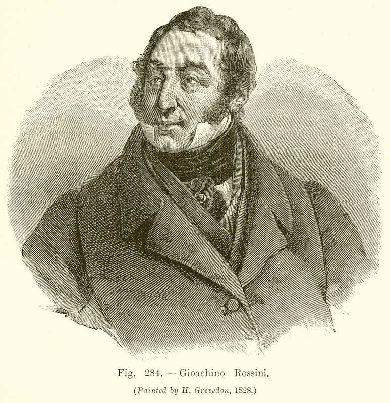 Gioachino Rossini by English School