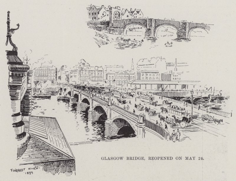 Glasgow Bridge, reopened on 24 May by English School