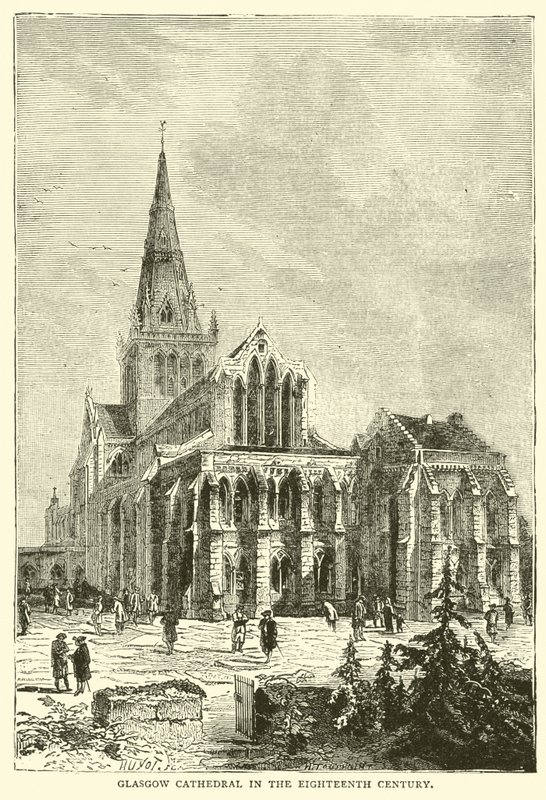 Glasgow Cathedral in the eighteenth century by English School