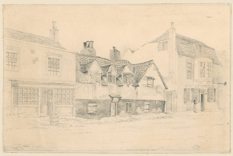 Gravel Pit Alms Houses, Notting Hill Gate, London by English School