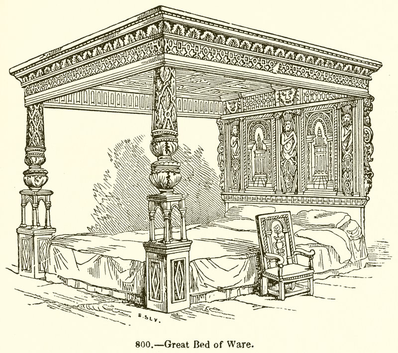 Great Bed of Ware by English School