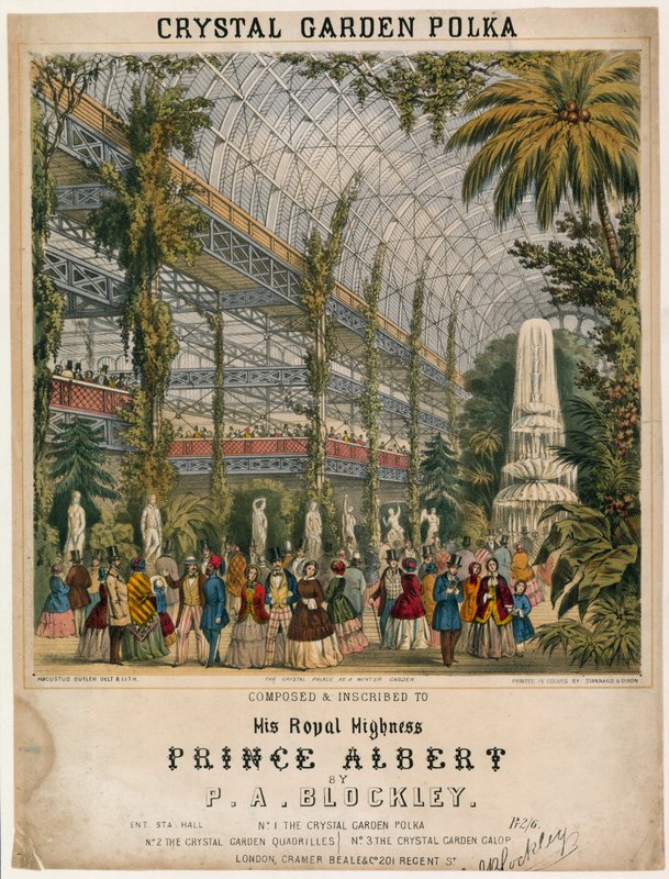 Great Exhibition, 1851, Crystal Garden Polka by English School