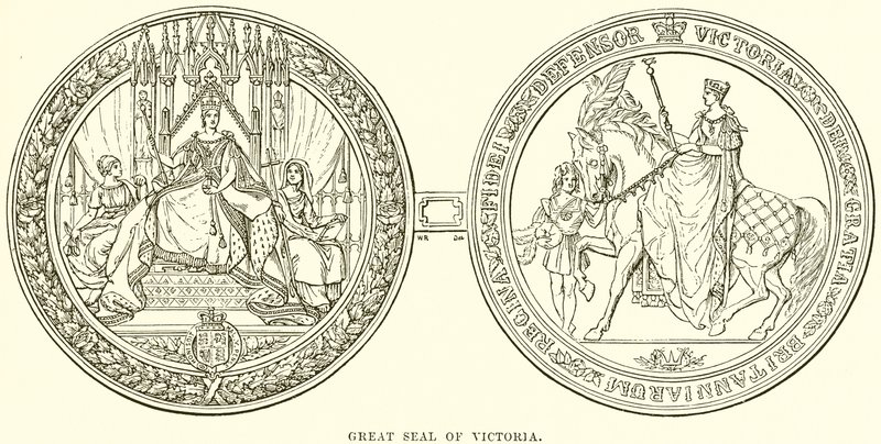 Great Seal of Victoria by English School