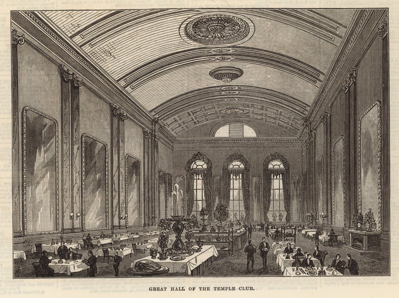 Great Hall of the Temple Club, London by English School
