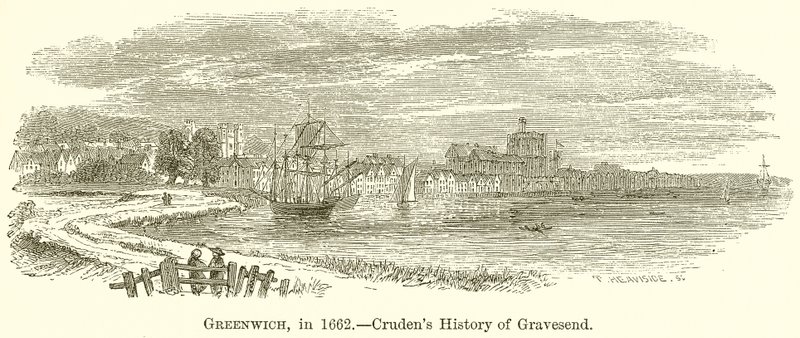 Greenwich, in 1662 (Cruden