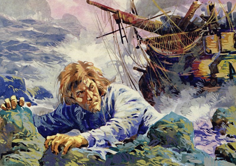 Grotius died escaping from a shipwreck on his way back to Holland by English School