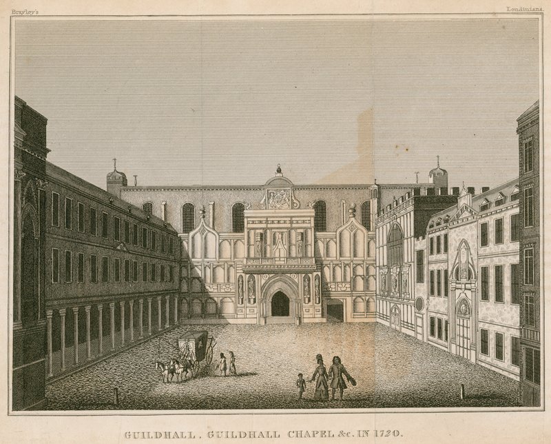 Guildhall Chapel, London by English School