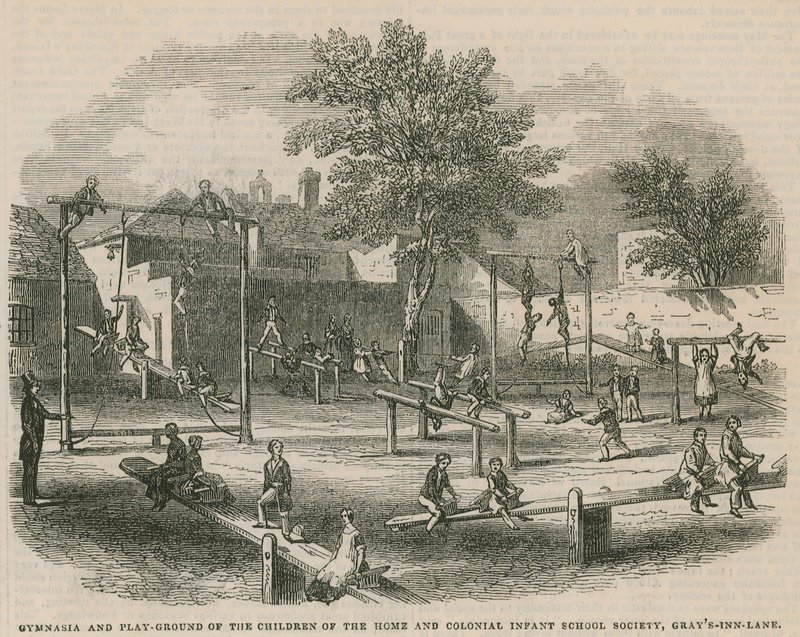 Gymnasia and Playground of the Children of the Home and Colonial Infant School Society by English School