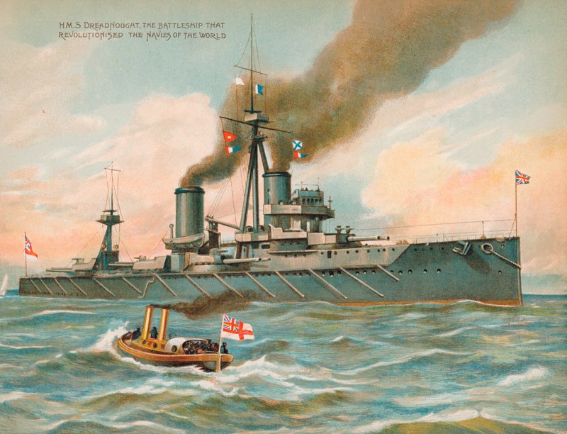 HMS Dreadnought, British Battleship that Revolutionised Naval Power by English School
