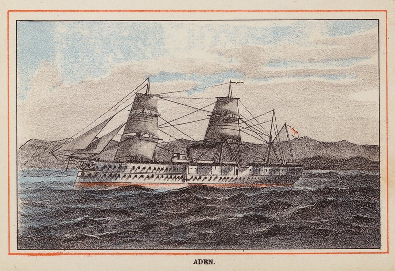 HM Indian Troop-Ship: Adem by English School