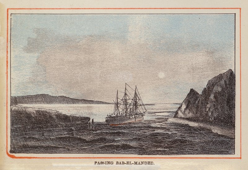 HM Indian Troop-Ship: Passing Bab-El-Manded by English School