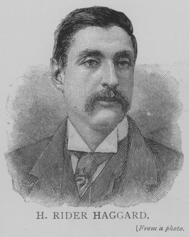 H Rider Haggard by English School
