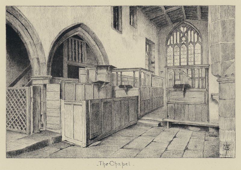 Haddon Hall, The Chapel by English School