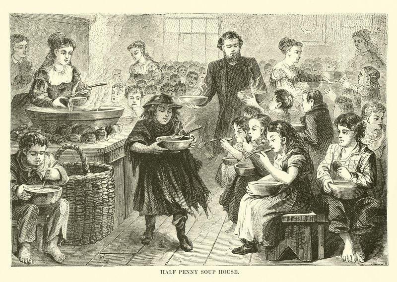 Half penny soup house by English School