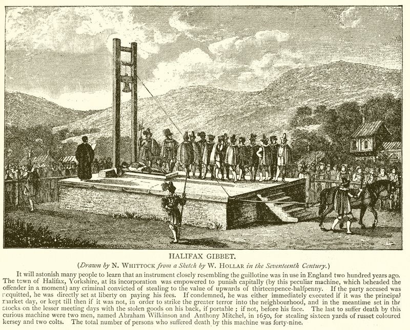 Halifax Gibbet by English School