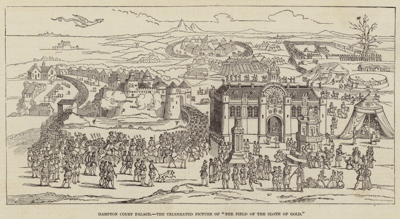 Hampton Court Palace, the Celebrated Picture of 