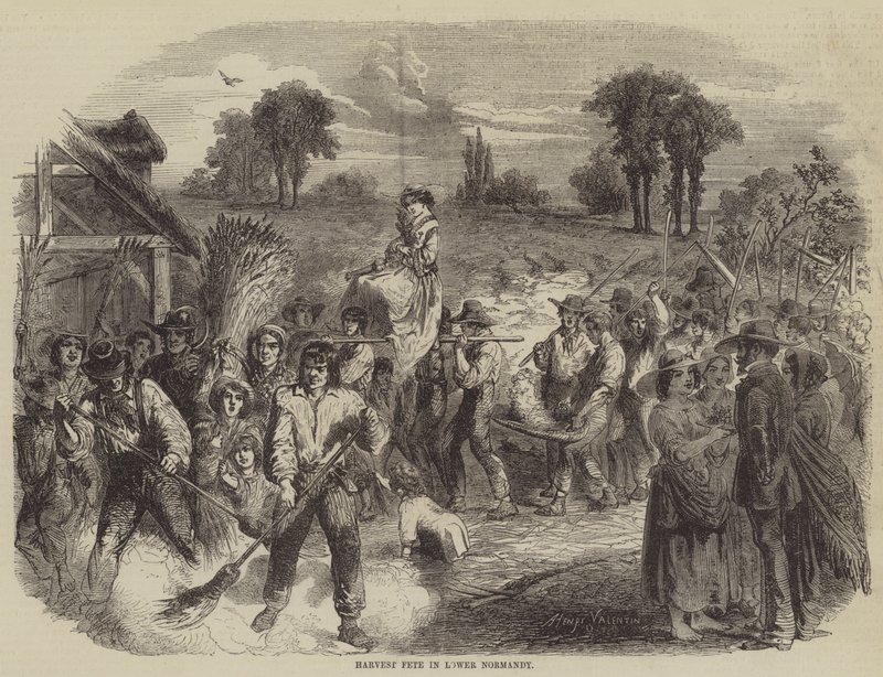 Harvest Fete in Lower Normandy by English School