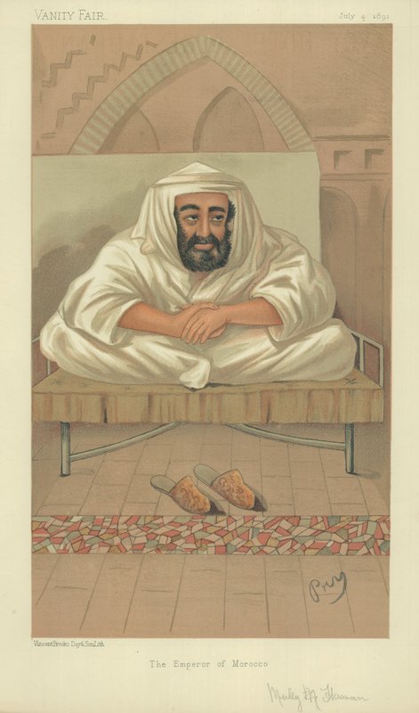 Hassan I, The Emperor of Morocco by English School