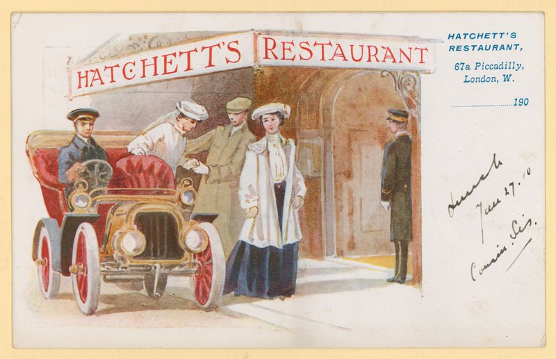 Hatchetts Restaurant, 67a Piccadilly, London by English School