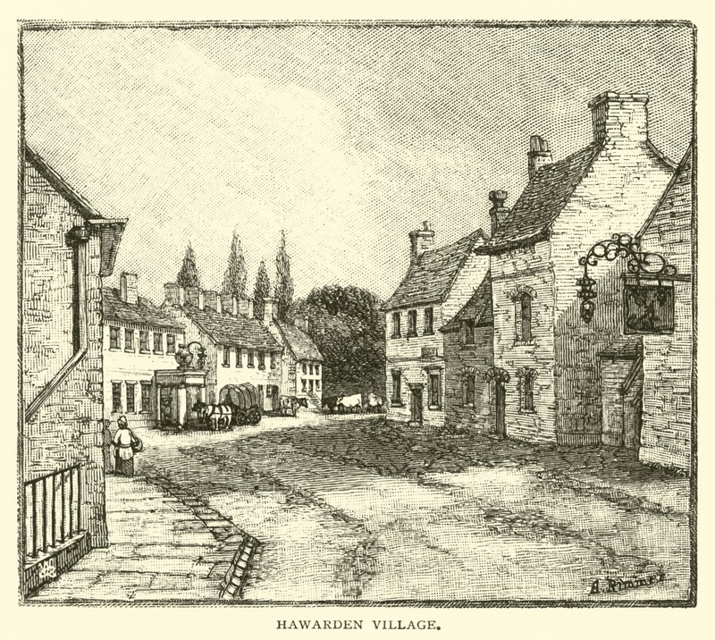 Hawarden Village by English School