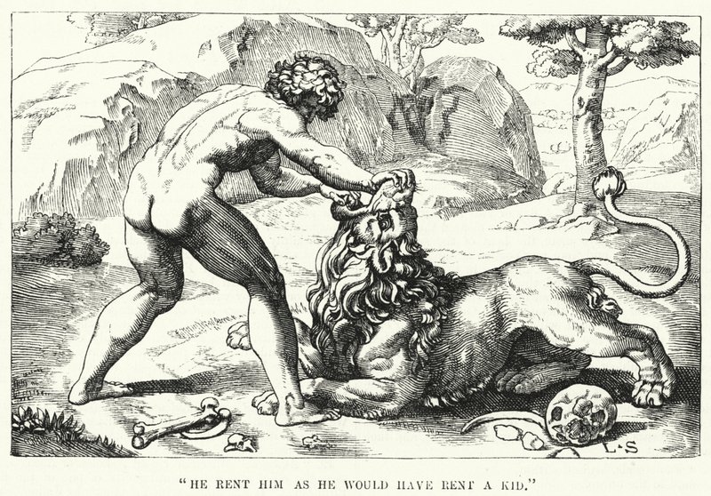 He Rent Him as He Would Have Rent a Kid (engraving) by English School