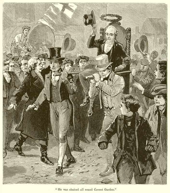 He was Chaired all round Covent Garden by English School