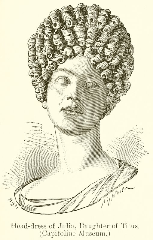 Head-Dress of Julia, Daughter of Titus by English School