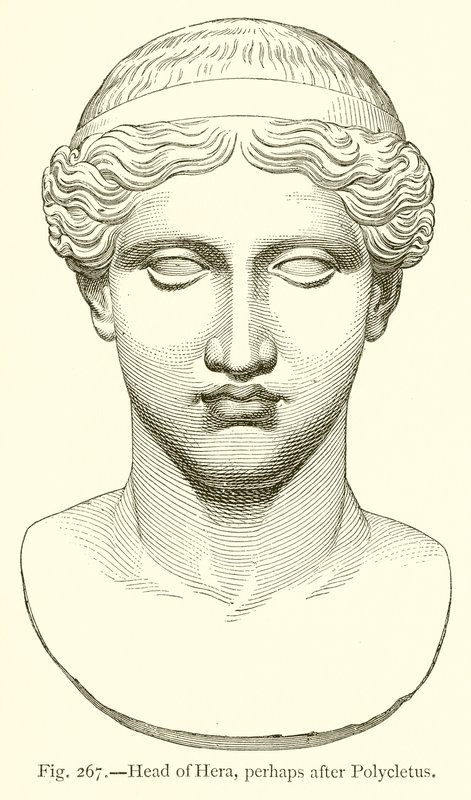 Head of Hera, perhaps after Polycletus by English School
