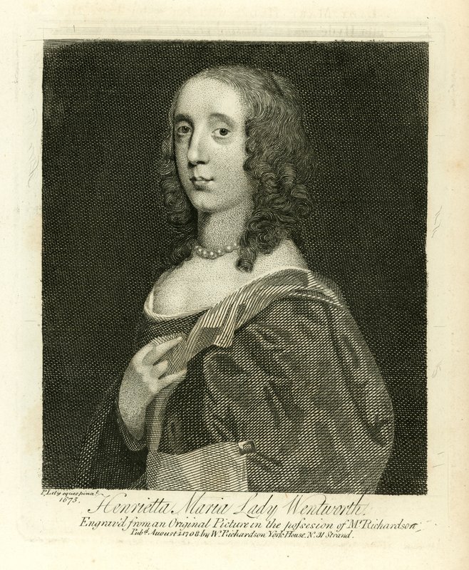 Henrietta Maria, Lady Wentworth by English School