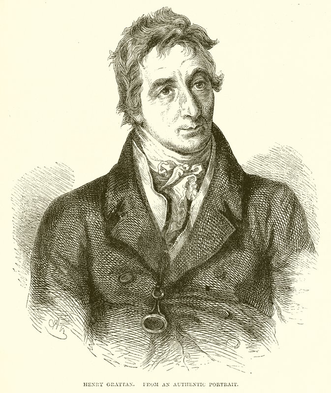 Henry Grattan by English School